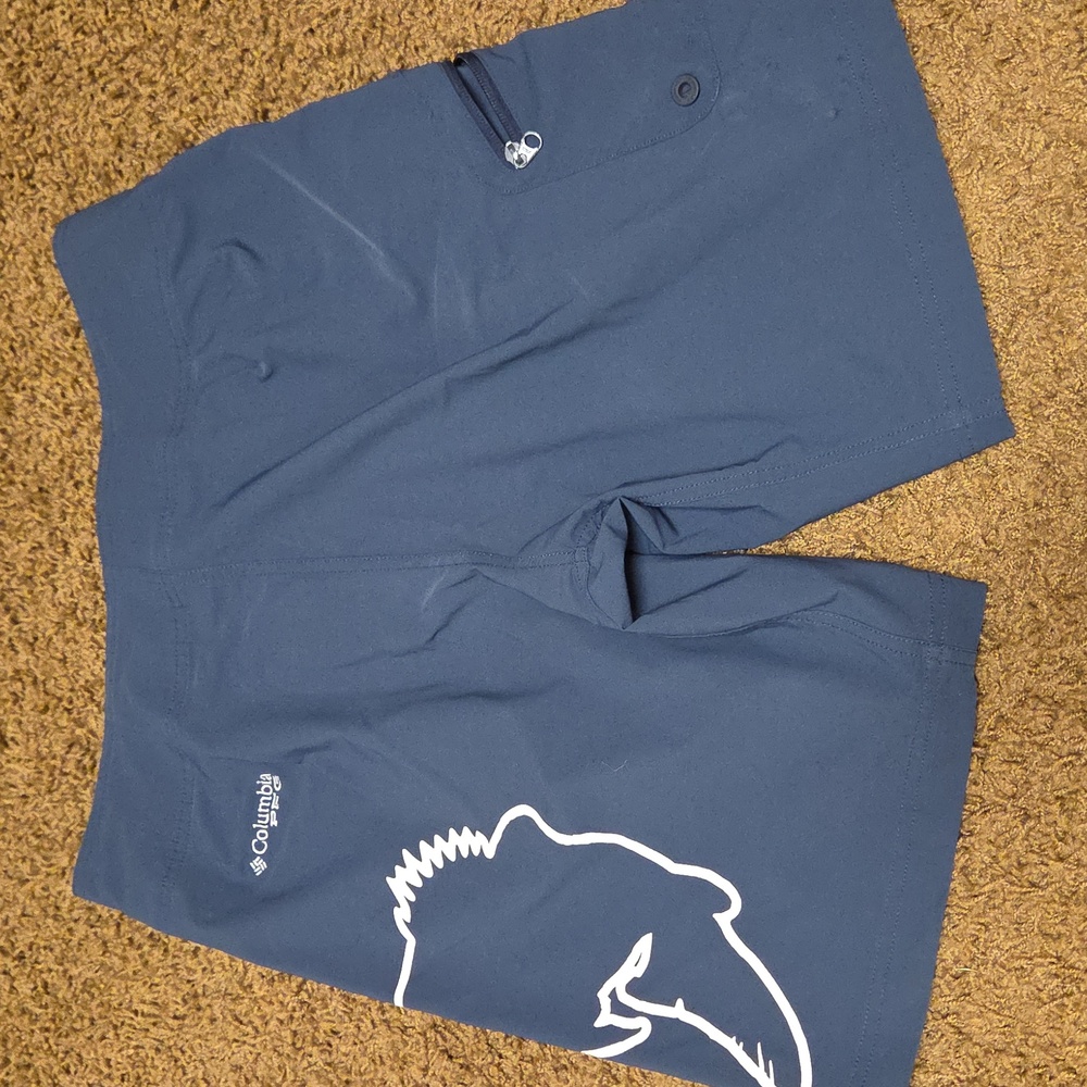 Columbia | Men's Navy Blue Swim Trunks | 34 - Picture 3 of 3